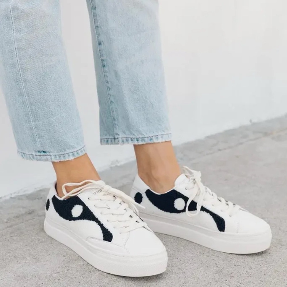 Yin and yang sneakers
